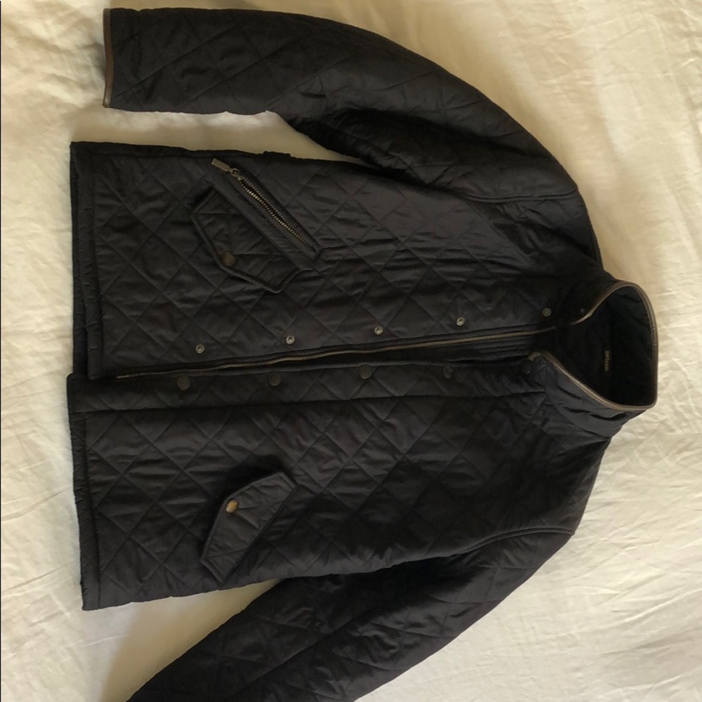 Barbour Powell Jacket (Navy, Medium)